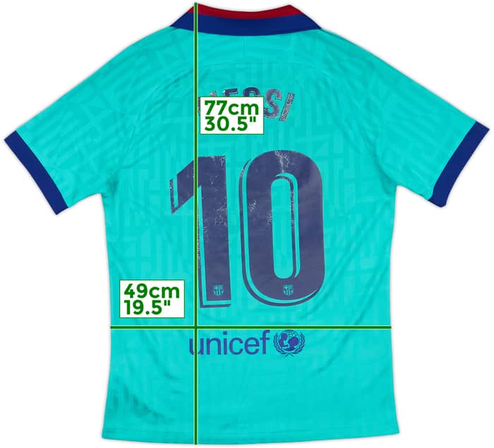 2019-20 Barcelona Third CL Shirt Messi #10 - 5/10 - (M)