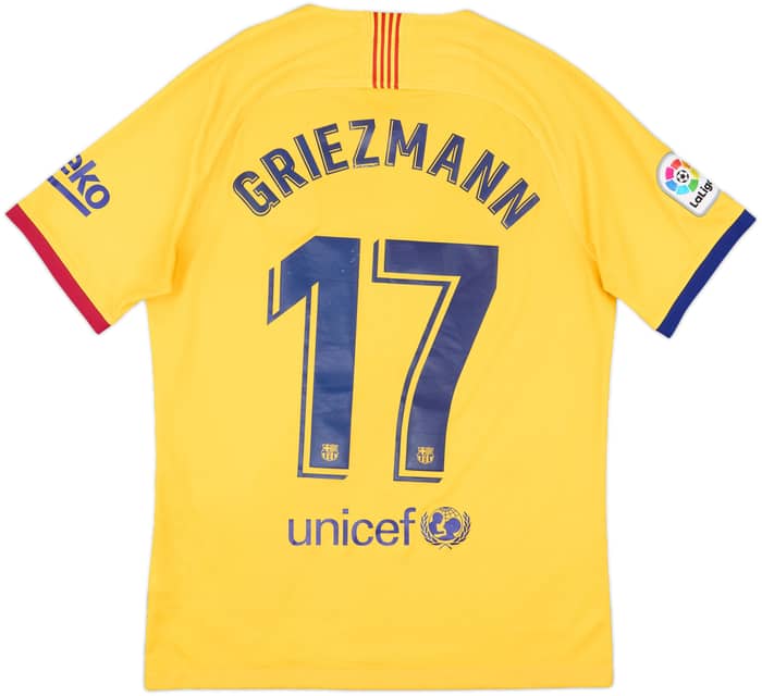 2019-20 Barcelona Away Shirt Griezmann #17 - 6/10 - (M)