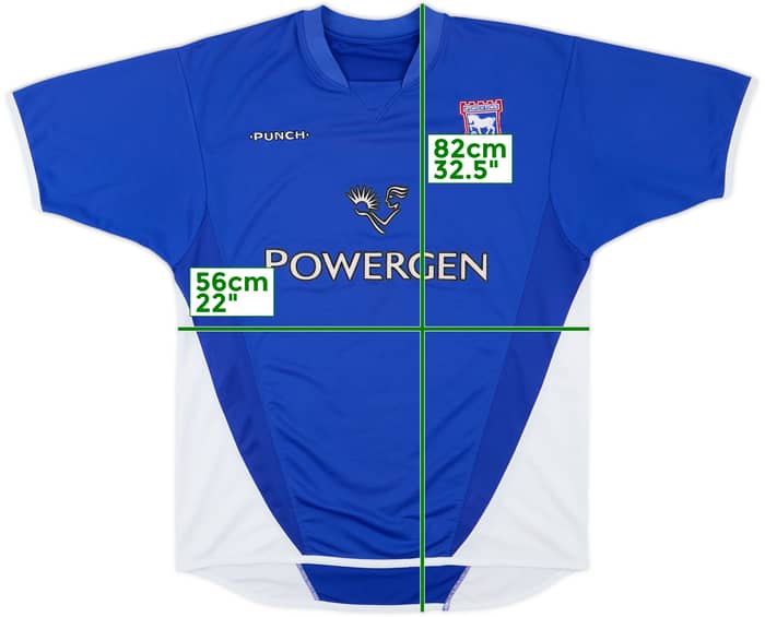 2003-05 Ipswich Home Shirt - 8/10 - (L)