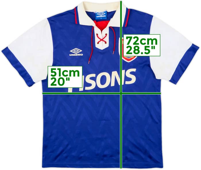1992-94 Ipswich Home Shirt #10 - 5/10 - (M)