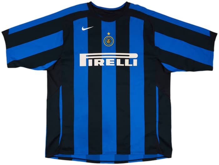 2005-06 Inter Milan Home Shirt Zanetti #4 - 9/10 - (XXL)