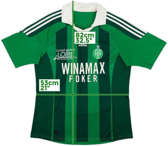 2011-12 Saint-Etienne Home Shirt - 5/10 - (L)