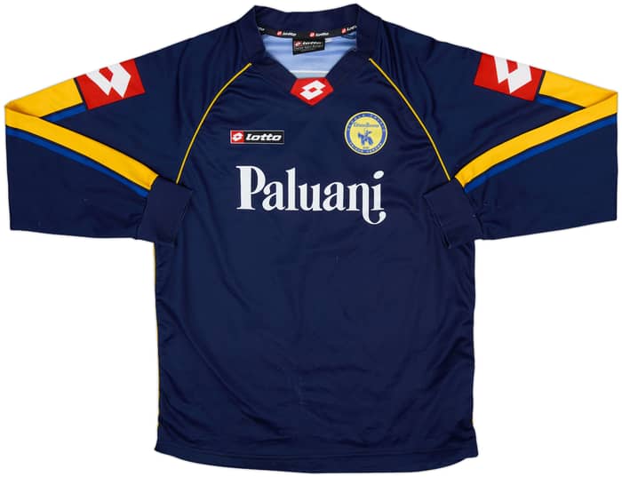 2004-05 Chievo Verona Lotto Scuola Calcio Training L/S Shirt - 8/10 - (L)