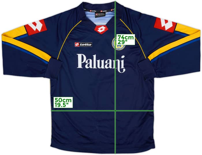 2004-05 Chievo Verona Lotto Scuola Calcio Training L/S Shirt - 8/10 - (L)