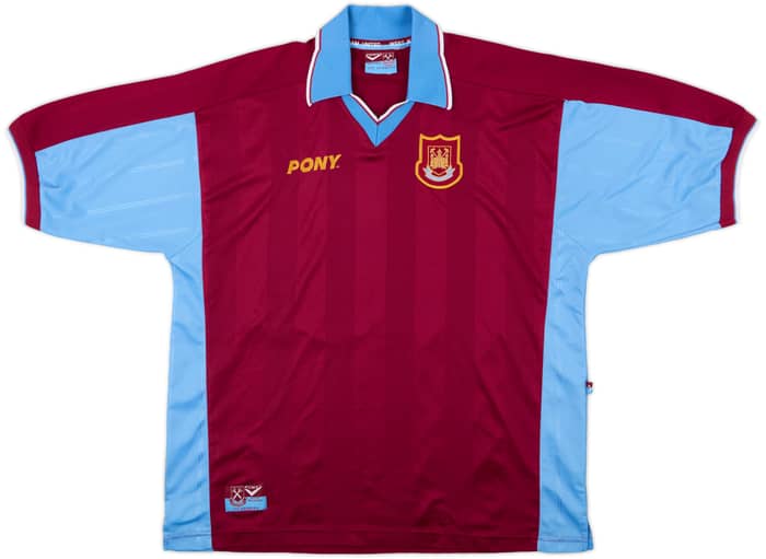 1997-98 West Ham Home Shirt Lampard#18 - 8/10 - (XL)