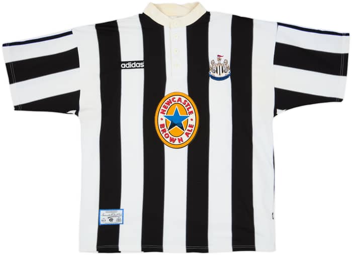 1995-97 Newcastle Home Shirt Ginola #14 - 8/10 - (XXL)