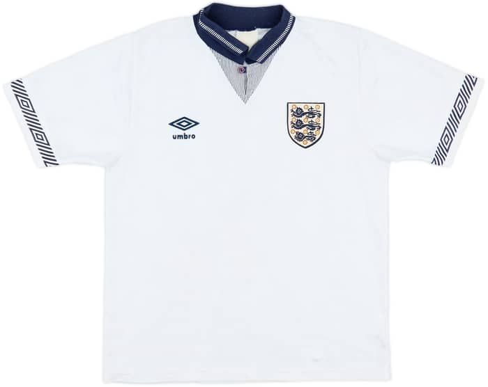 1990-92 England Home Shirt - 9/10 - (M)