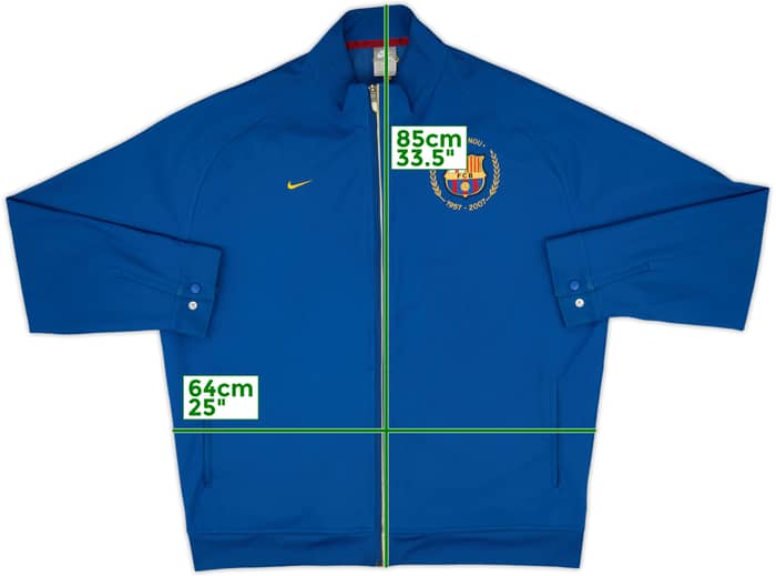 2007-08 Barcelona Nike Track Jacket - 10/10 - (XXL)