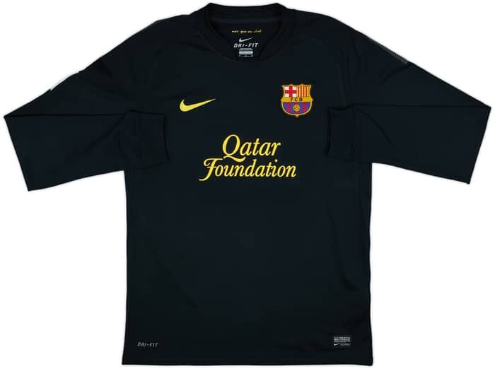 2011-12 Barcelona Away L/S Shirt Messi #10 - 8/10 - (M)