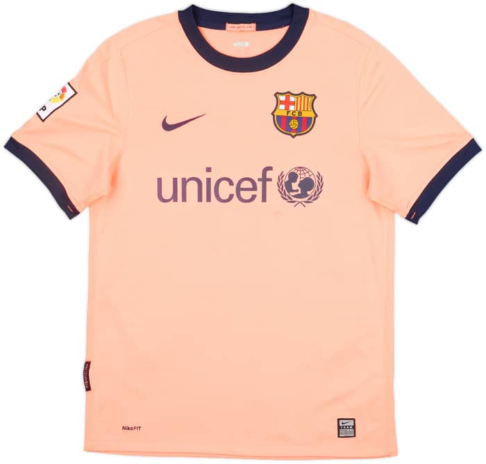 2009-10 Barcelona Away Shirt Messi #10 - 8/10 - (S)