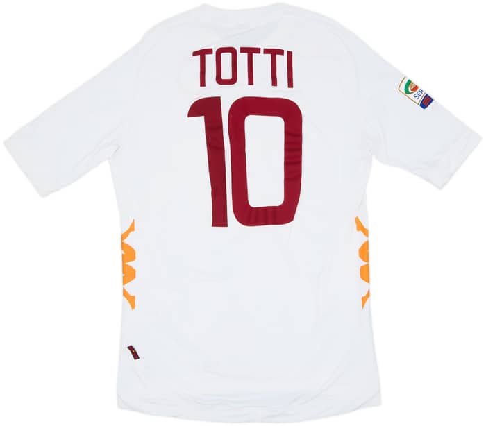2011-12 Roma Away Shirt Totti #10 - 9/10 - (XL)