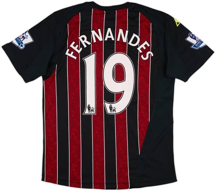2008-09 Manchester City Away Shirt Fernandes #19 - 8/10 - (L)