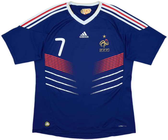 2009-10 France Home Shirt Ribery #7 - 8/10 - (L)