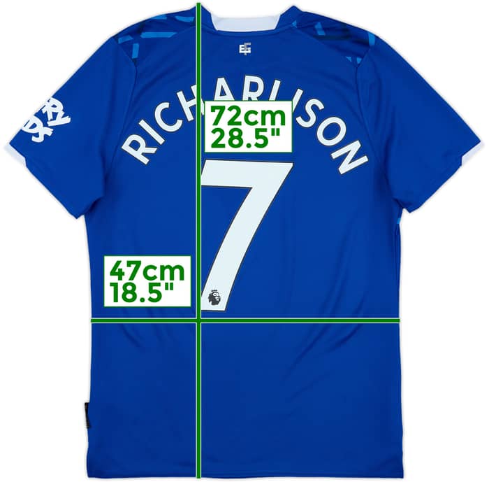 2019-20 Everton Home Shirt Richarlison #7 - 10/10 - (M)