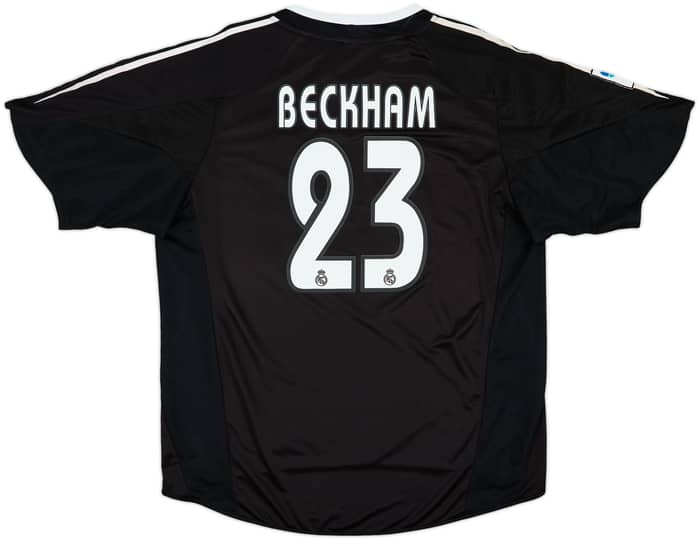 2004-05 Real Madrid Away Shirt Beckham #23 - 9/10 - (L)