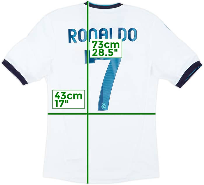 2012-13 Real Madrid Home Shirt Ronaldo #7 - 8/10 - (S)