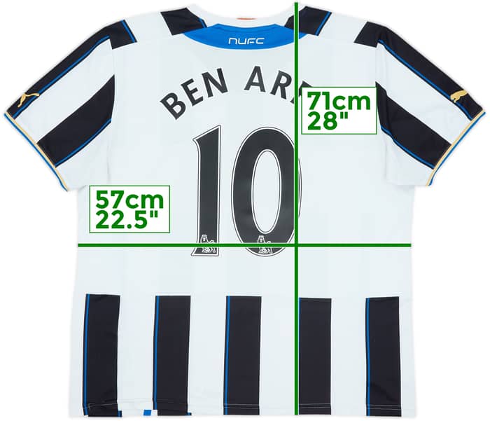 2013-14 Newcastle Home Shirt Ben Arfa #10 - 9/10 - (L)