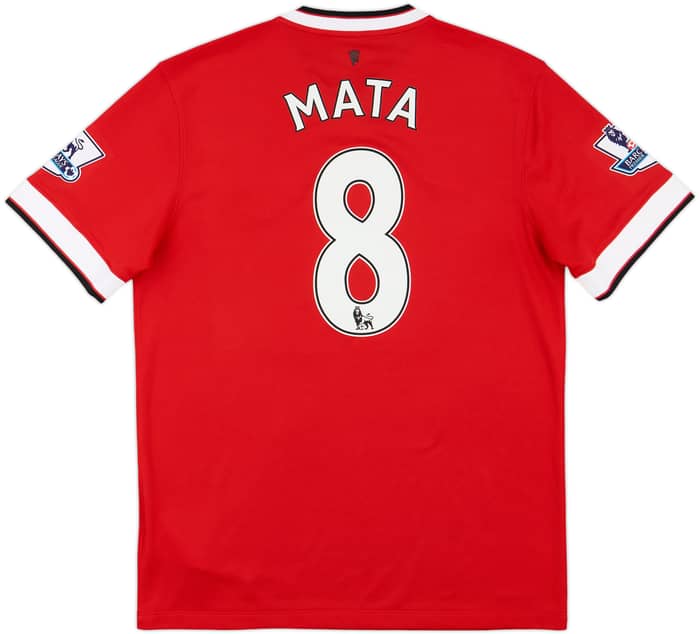 2014-15 Manchester United Home Shirt Mata #8 - 8/10 - (M)