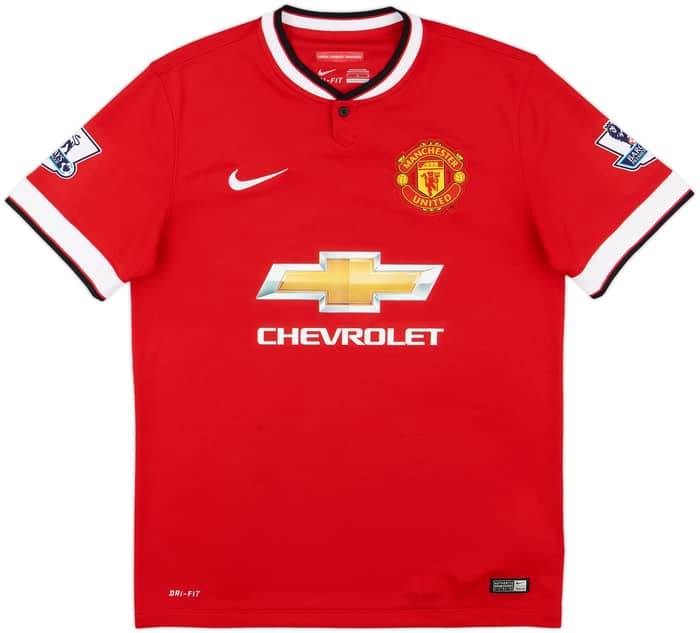 2014-15 Manchester United Home Shirt Mata #8 - 8/10 - (M)