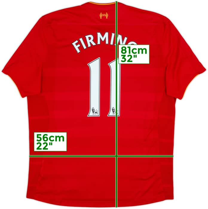 2016-17 Liverpool Home Shirt Firmino #11 - 6/10 - (XL)