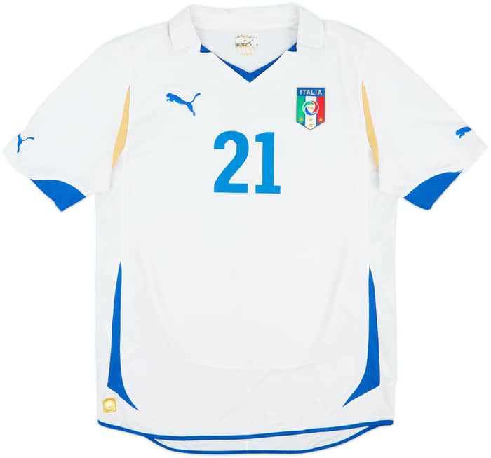 2010-12 Italy Away Shirt Pirlo #21 - 7/10 - (M)