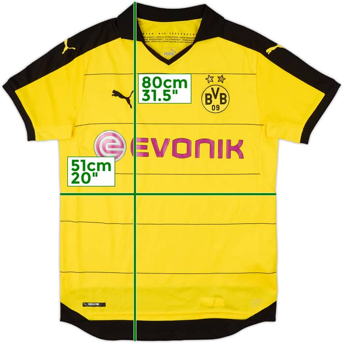 2015-16 Borussia Dortmund Home Shirt - 9/10 - (M)