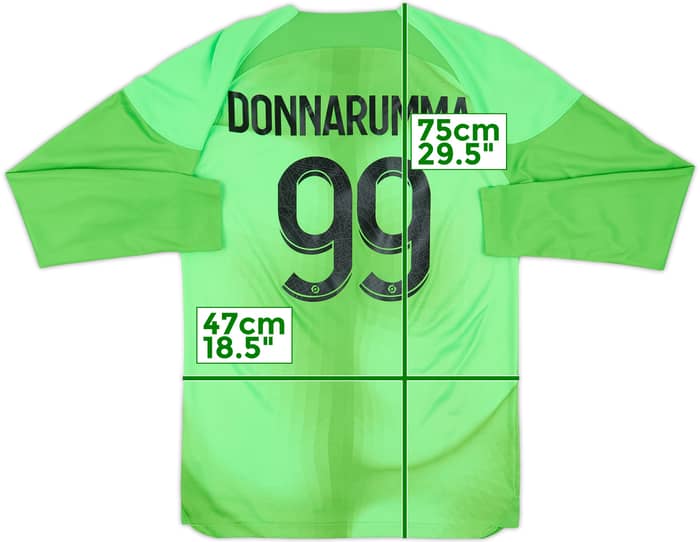 2022-23 Paris Saint-Germain GK Shirt Donnarumma #99 - 8/10 - (S)