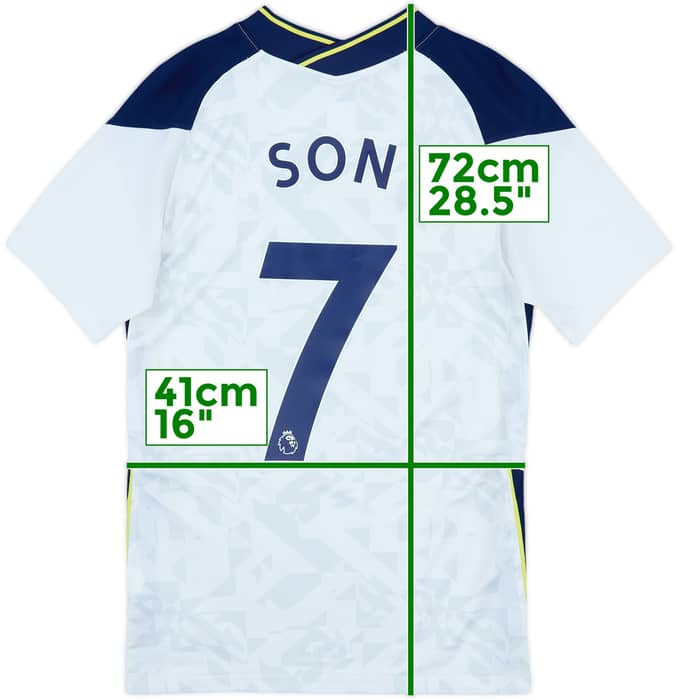 2020-21 Tottenham Home Shirt Son #7 - 8/10 - (XS)