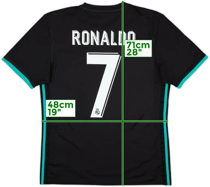2017-18 Real Madrid Away Shirt Ronaldo #7 - 9/10 - (M)