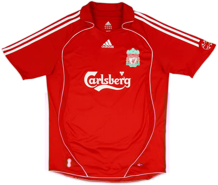 2006-08 Liverpool Home Shirt Gerrard #8 - 7/10 - (L)