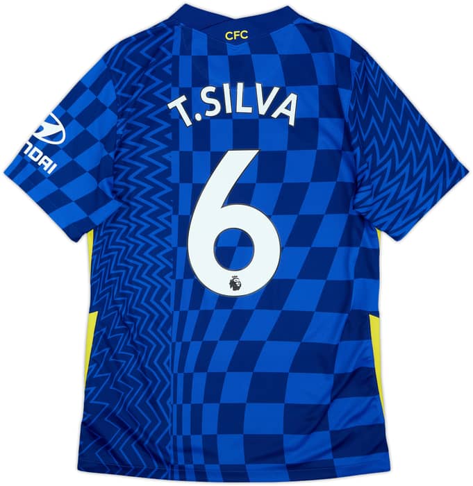 2021-22 Chelsea Home Shirt T.Silva #6 - 9/10 - (M)