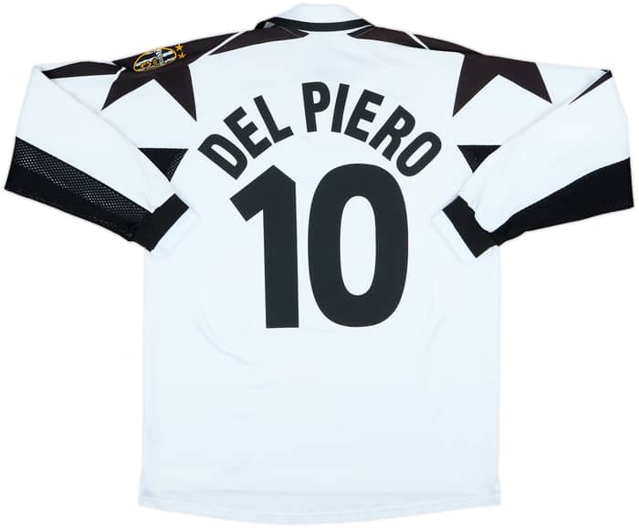 1998-99 Juventus Away L/S Shirt Del Piero #10 - 7/10 - (M)