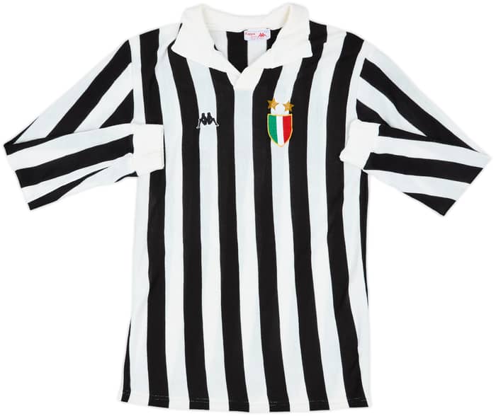 1982-83 Juventus Home L/S Shirt #10 - 9/10 - (M)