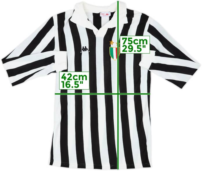 1982-83 Juventus Home L/S Shirt #10 - 9/10 - (M)