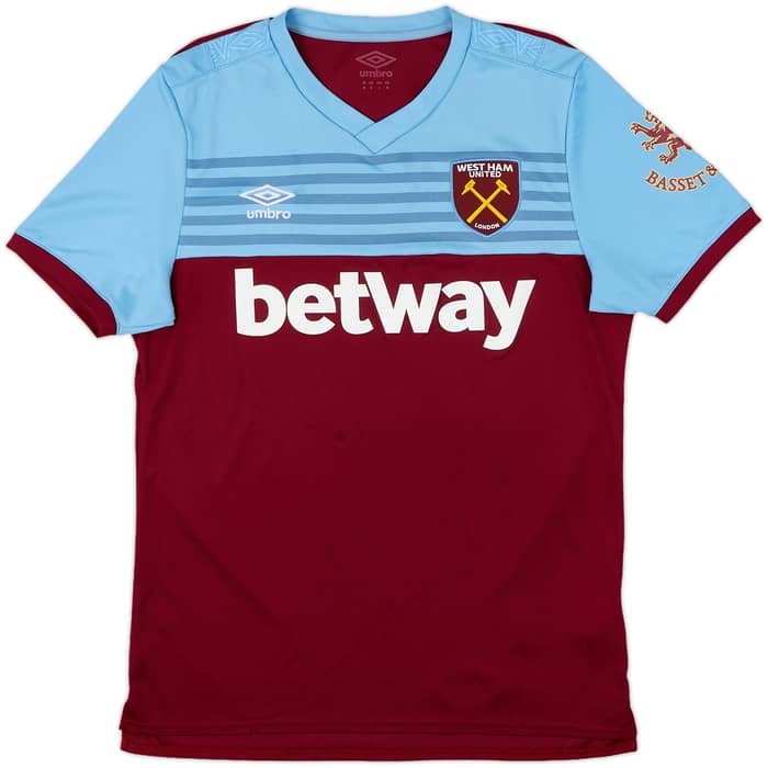 2019-20 West Ham Home Shirt Noble #16 - 7/10 - (M)