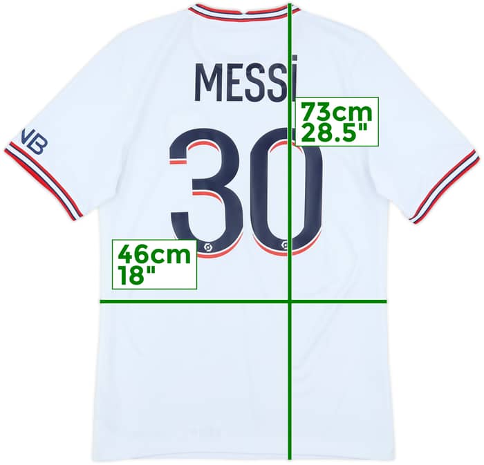 2021-22 Paris Saint-Germain Fourth Shirt Messi #30 - 9/10 - (S)