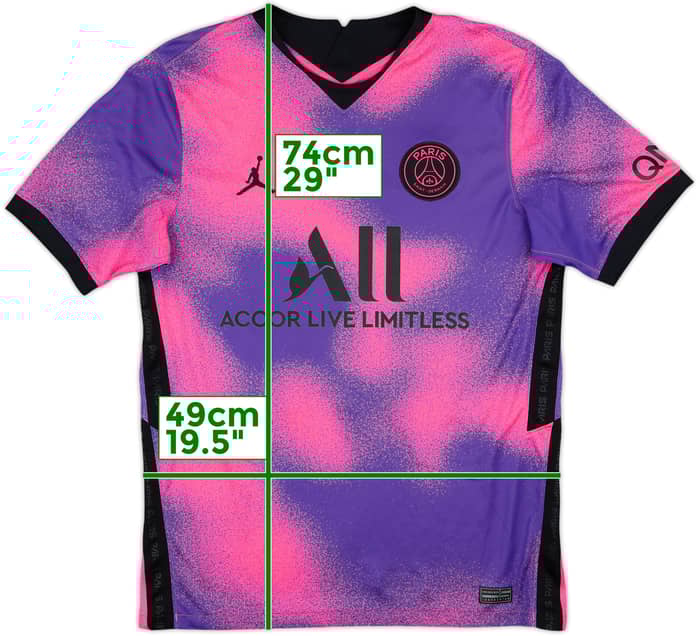 2020-21 Paris Saint-Germain Fourth Shirt Neymar Jr #10 - 8/10 - (M)