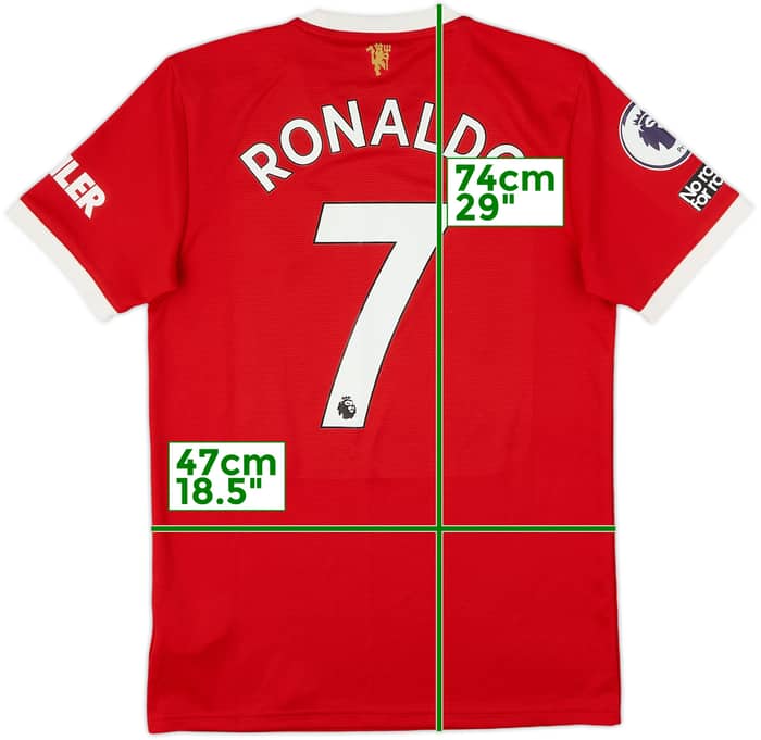 2021-22 Manchester United Home Shirt Ronaldo #7 - 10/10 - (S)