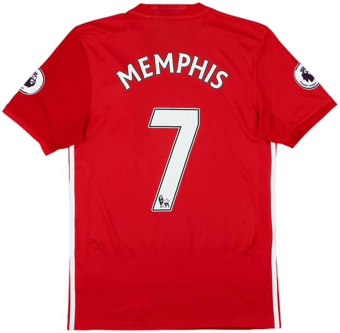 2016-17 Manchester United Home Shirt Memphis #7 - 10/10 - (S)