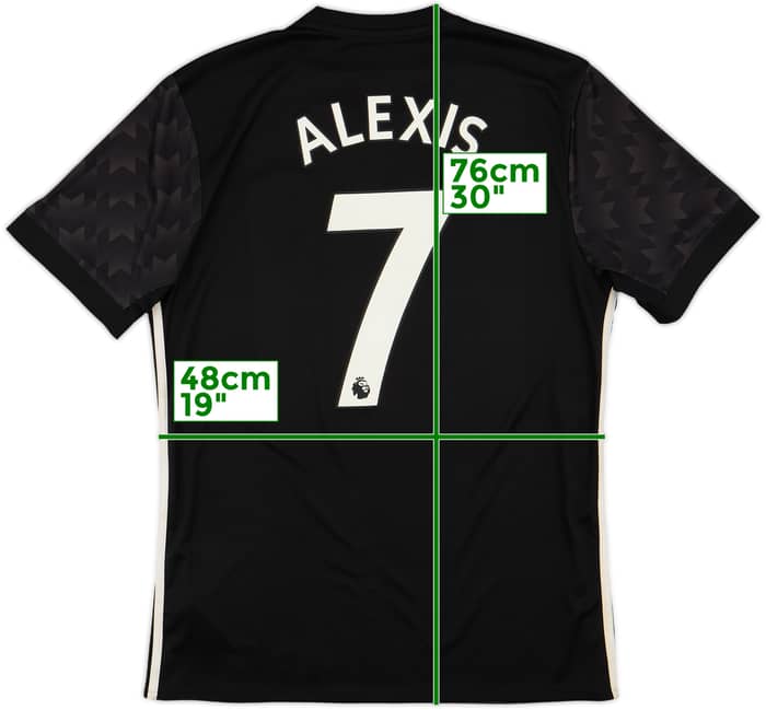 2017-18 Manchester United Away Shirt Alexis #7 - 8/10 - (M)