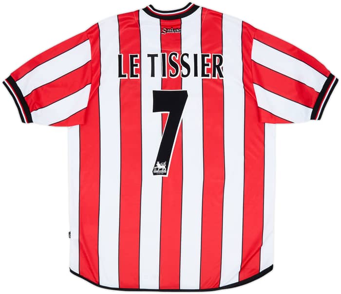 2001-03 Southampton Home Shirt Le Tissier #7 - 9/10 - (L)