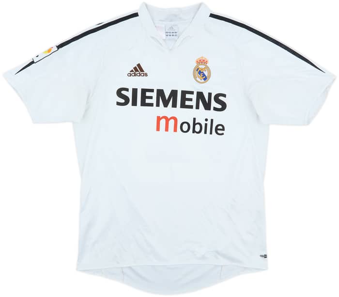 2004-05 Real Madrid Home Shirt Beckham #23 - 6/10 - (XL.Boys)