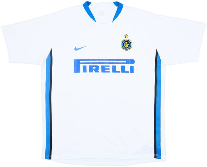 2006-07 Inter Milan Away Shirt Ibrahimovic #8 - 8/10 - (XL)