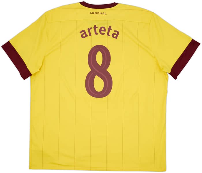 2010-13 Arsenal Away Shirt Arteta #8 - 8/10 - (XXL)
