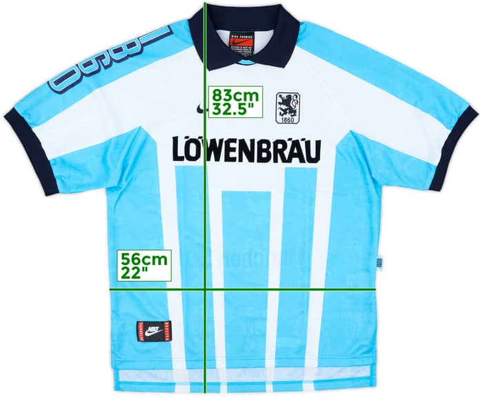 1996-97 1860 Munich Home Shirt - 9/10 - (L)