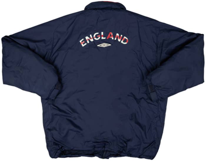 2007-08 England Umbro Hooded Padded Bench Coat - 6/10 - (L)