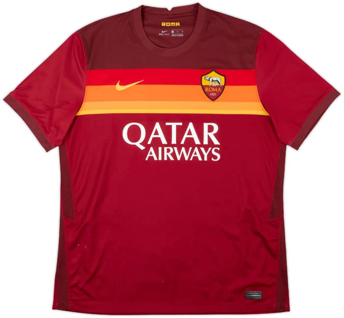 2020-21 Roma Home Shirt El Shaarawy #92 - 7/10 - (XL)