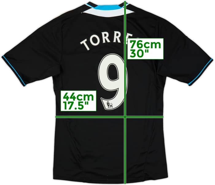 2011-12 Chelsea Away Shirt Torres #9 - 6/10 - (S)
