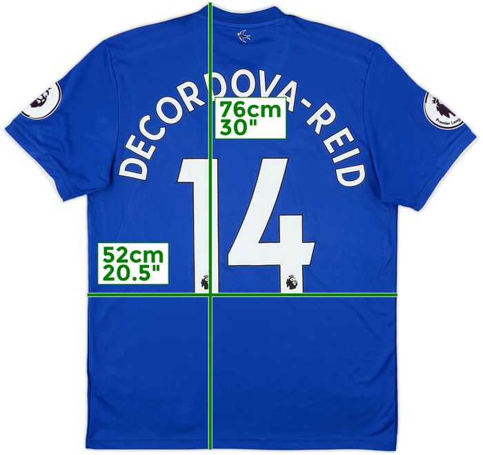 2018-19 Cardiff Home Shirt De Cordova-Reid #14 - 10/10 - (M)