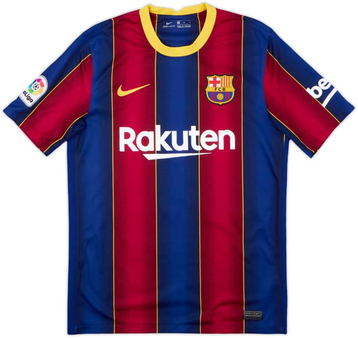 2020-21 Barcelona Home Shirt Messi #10 - 9/10 - (M)
